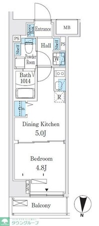 クラリティア板橋本町の物件間取画像
